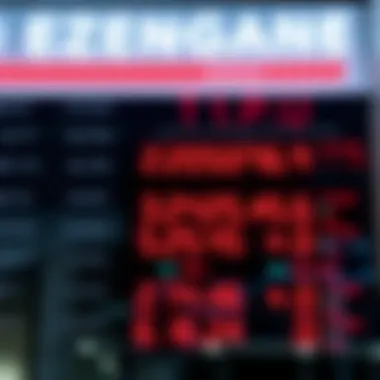 Understanding Currency Exchange Rates for Property Investment Currency exchange rates display at a financial institution