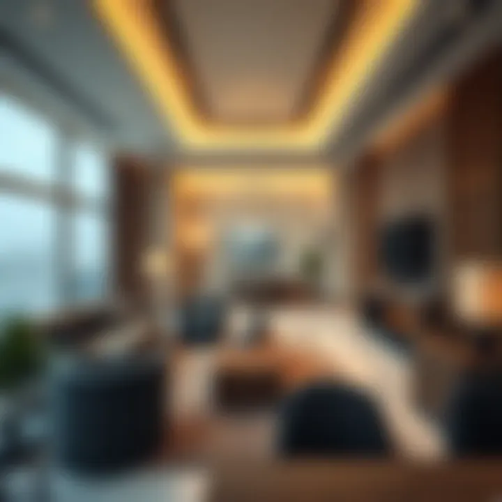 Luxurious apartment interiors in Al Gadheer
