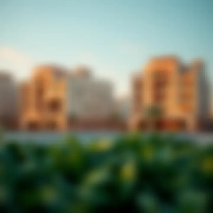 Contemporary Architecture in Al Nuaimiya Modern residential buildings in Al Nuaimiya reflecting architectural trends