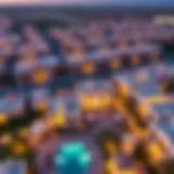 Aerial Perspective of Anya Community Aerial view of Anya community in Arabian Ranches Three