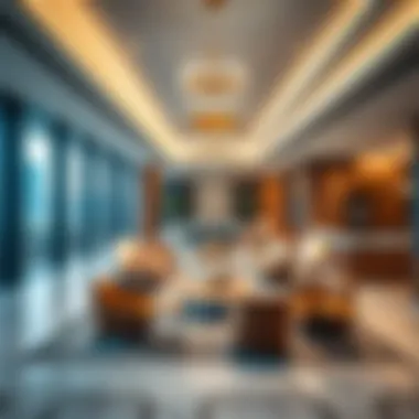 Luxurious Interior Amenities of Arc Tower B Interior view highlighting lifestyle amenities within Arc Tower B