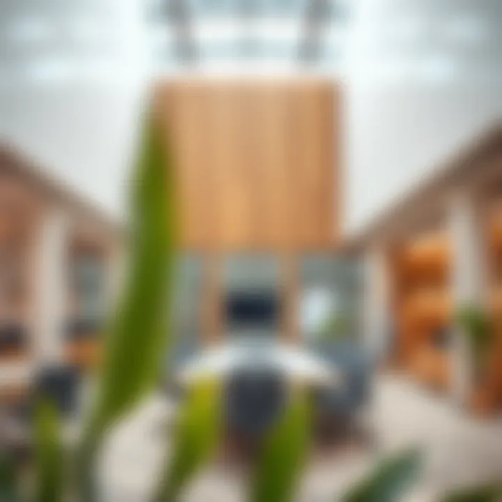 Modern office interiors in Axis 8 highlighting innovative work environments