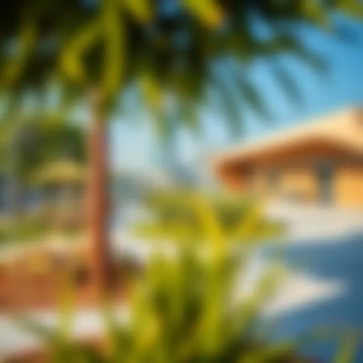 Outdoor recreational area in Axis 8 providing leisure options for residents