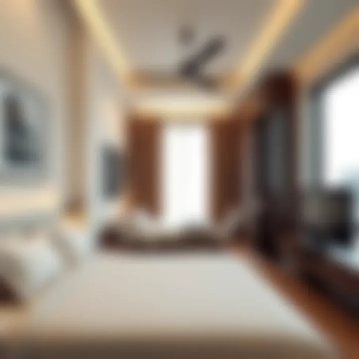 Modern Bed Space Interior in Baniyas Square Interior of a modern bed space rental in Baniyas Square