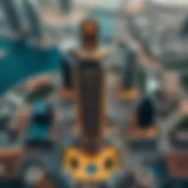 Prime Location of Bay Central from Above Aerial view of Bay Central highlighting its prime location