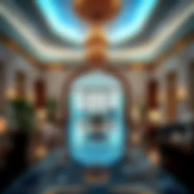 Luxurious lobby interior of Caesars Palace Dubai highlighting elegance and sophistication