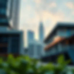 A stunning view of Citadines Metro Central Apartments showcasing modern architecture