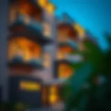 Modern apartment exterior in Muhaisnah 4