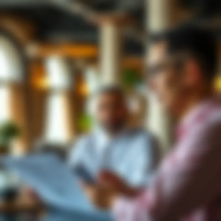 Seeking Expert Guidance on Visa Challenges An individual consulting a professional for visa-related inquiries