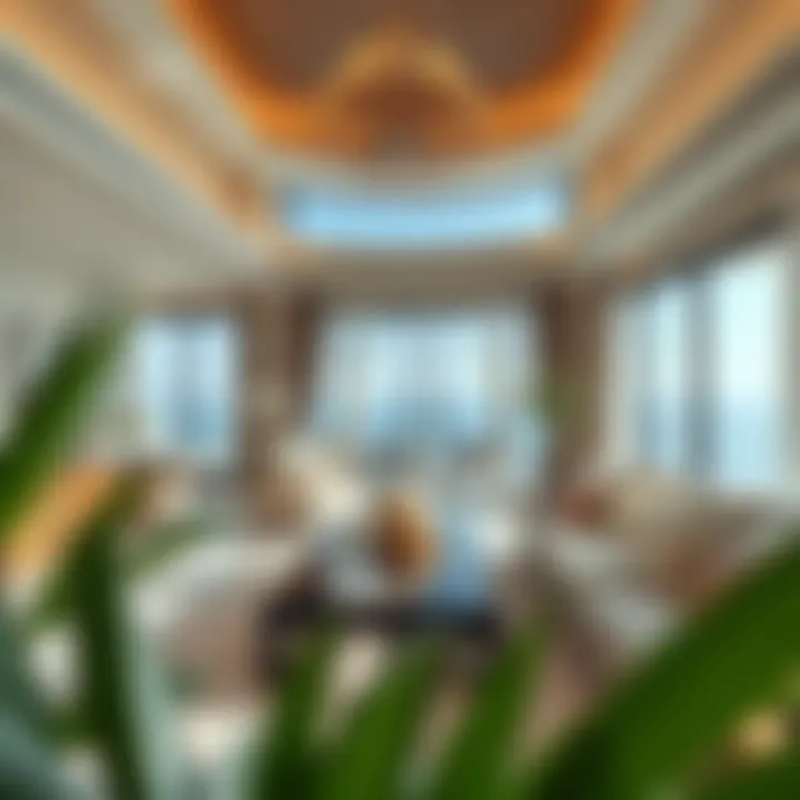 Luxurious interior design of a residence in Côte d'Azur Dubai