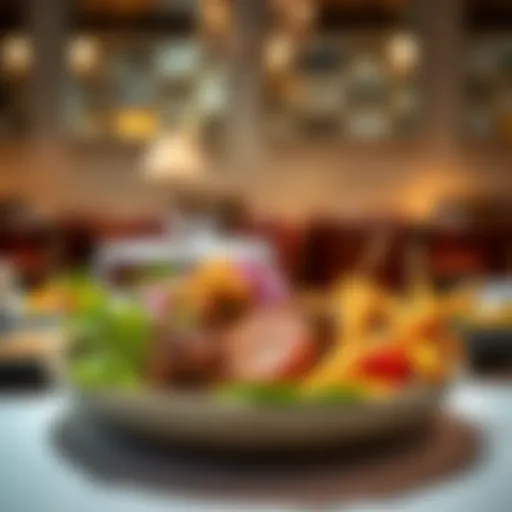 A delightful spread of gourmet dishes at Last Exit Khawaneej