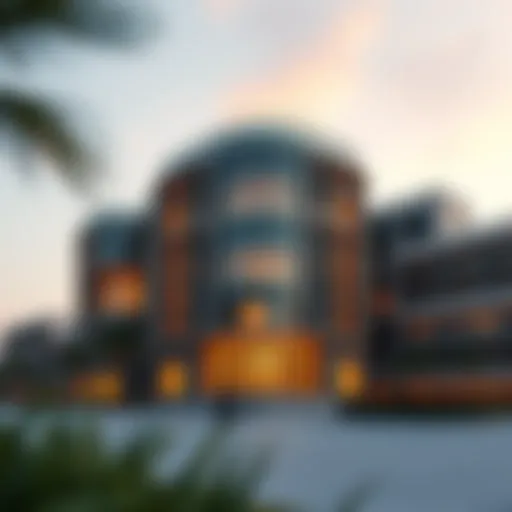 Stunning architectural design of Damac Canal Heights