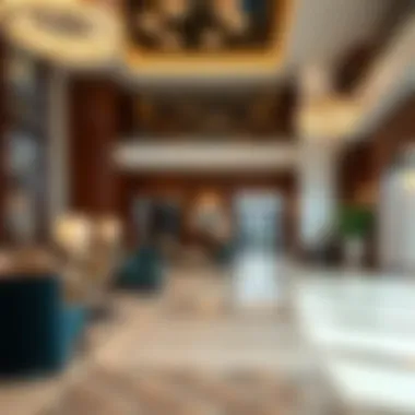 Elegant lobby at DoubleTree by Hilton Ras Al Khaimah