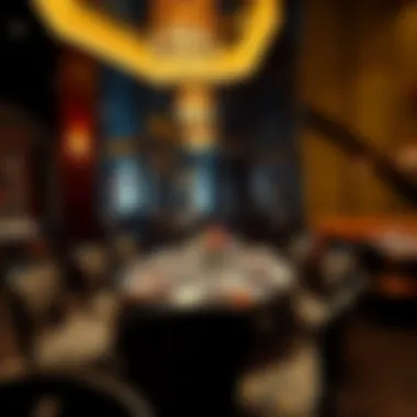 An Exquisite Dining Ambiance Elegant dining setup in a popular Dubai Indian restaurant