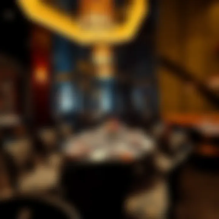 An Exquisite Dining Ambiance Elegant dining setup in a popular Dubai Indian restaurant