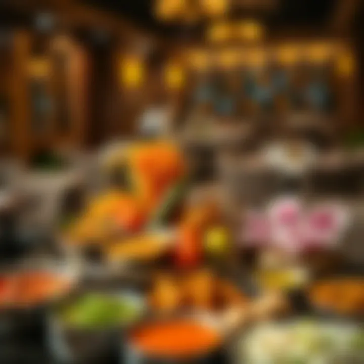 A Symphony of Flavors in Indian Cuisine Vibrant Indian Thali showcasing diverse regional dishes