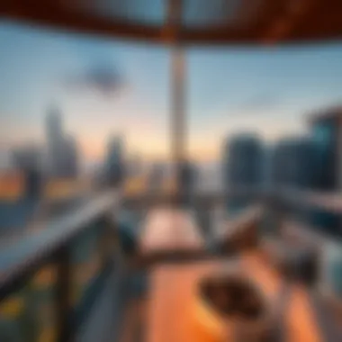 Coliving in the Heart of Dubai An architectural overview of Dubai's skyline with coliving spaces integrated