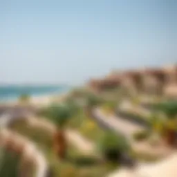 Geographical overview of Dunes Village Dip Two