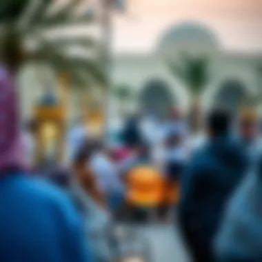 Community gathering during Eid Al Adha