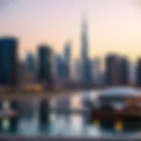 Dubai skyline showcasing modern architecture
