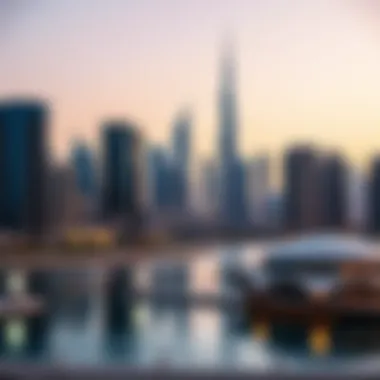 Dubai skyline showcasing modern architecture