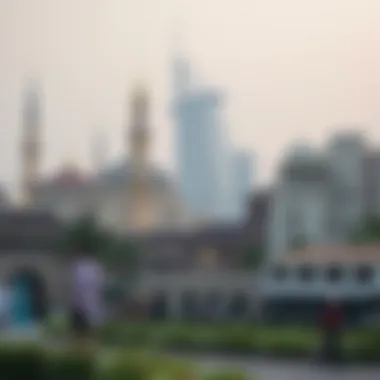 Cultural landmarks in Dubai representing diverse heritage