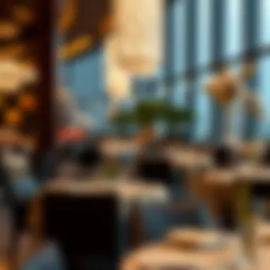 A glimpse of the fine dining options available at Address Marina Hotel