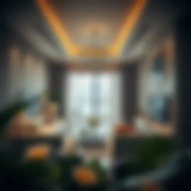 Luxurious interior design of a contemporary Dubai apartment