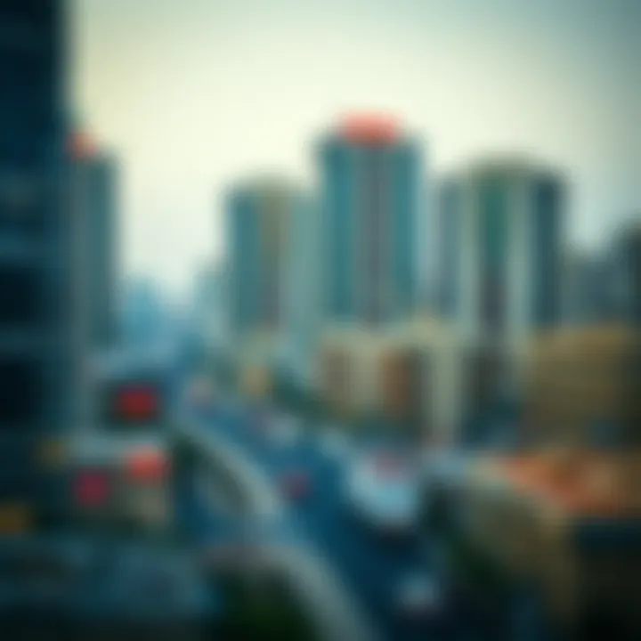 Maps highlighting key budget areas in Dubai