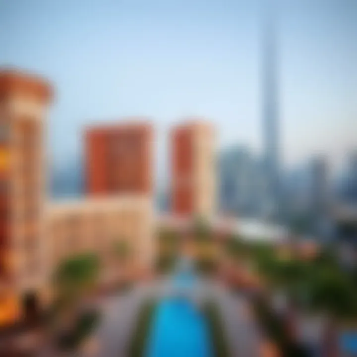 A view of cost-effective hotels in Dubai's skyline