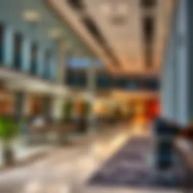 Contemporary Office Environments at Al Fajer Inside view of Al Fajer Business Center featuring contemporary office spaces and amenities.