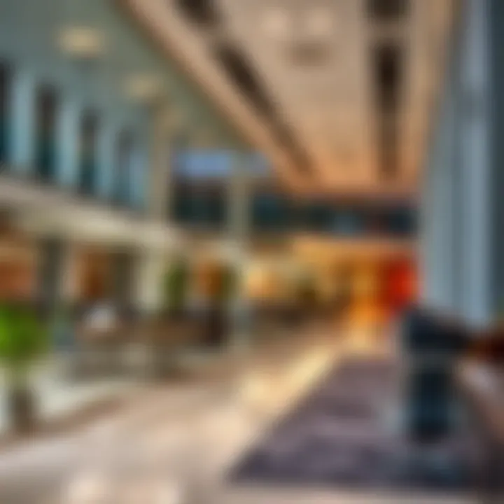 Contemporary Office Environments at Al Fajer Inside view of Al Fajer Business Center featuring contemporary office spaces and amenities.