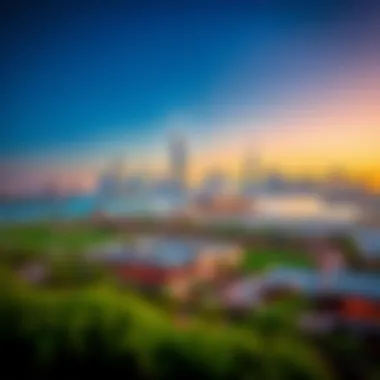 Stunning views of Dubai skyline from the club