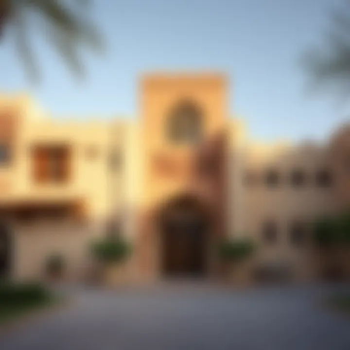 Cultural heritage site in Al Hayer showcasing traditional architecture