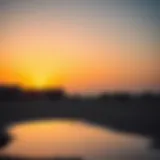 Sunset Serenity at Al Khan Beach Scenic view of Al Khan Beach at sunset