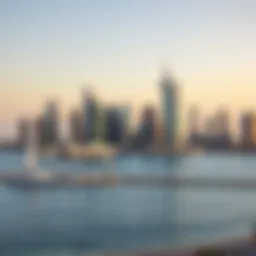 Stunning view of Al Maryah Vista skyline