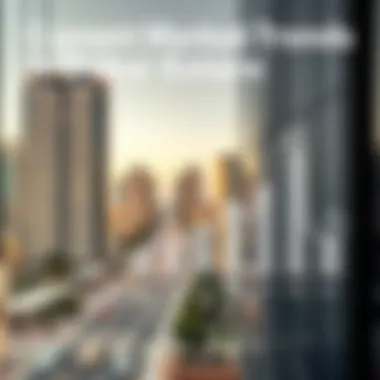 Graphic showing current real estate market trends in Dubai
