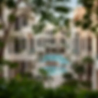 Modern Residential Complexes in النعيميه Modern residential complexes in النعيميه with lush green surroundings