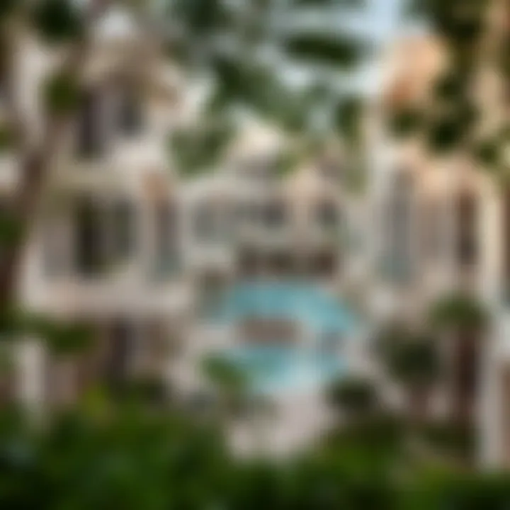 Modern Residential Complexes in النعيميه Modern residential complexes in النعيميه with lush green surroundings