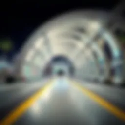 Exterior view of Al Qiyadah Metro station showcasing modern architecture