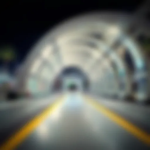 Exterior view of Al Qiyadah Metro station showcasing modern architecture