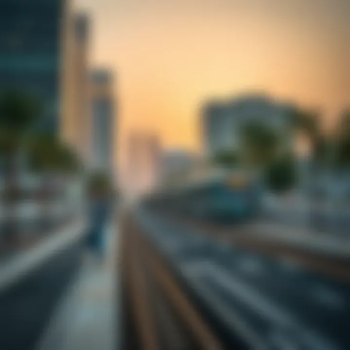 Integration of Al Qiyadah Metro with Urban Landscape Al Qiyadah Metro station's integration with surrounding urban landscape