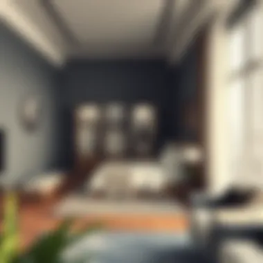 Modern studio interior in Al Qusais