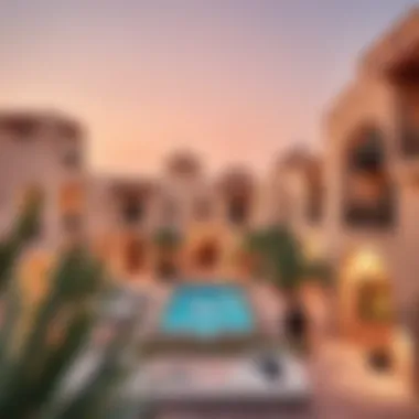 The Architectural Marvels of Al Seef Village Stunning view of Al Seef Village showcasing its unique architectural blend