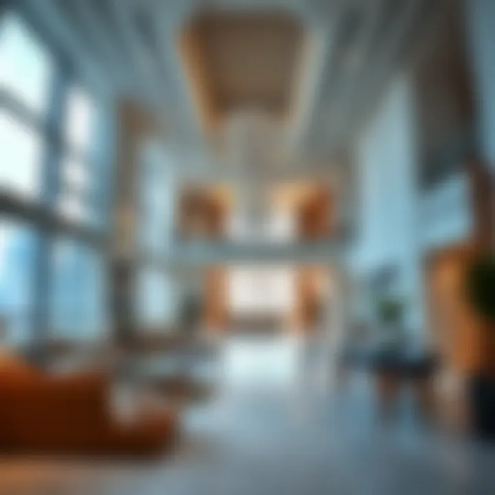 Spacious Interior Design of Al Zarooni Building Interior layout of Al Zarooni Building highlighting spacious design