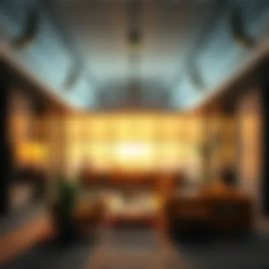 Innovative workspace design within Arada office spaces