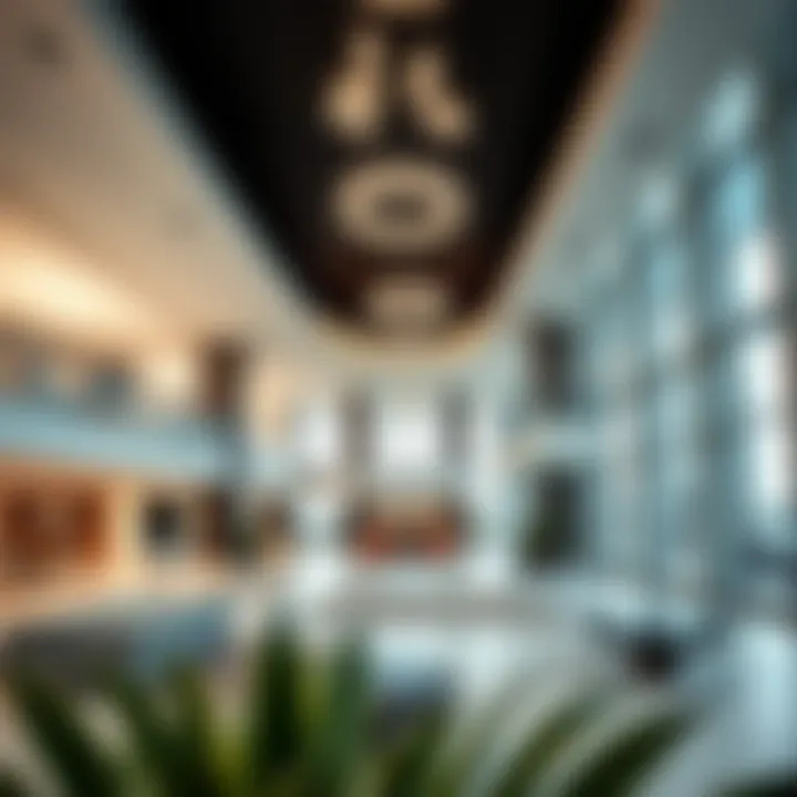 Interior view highlighting the innovative layout of Al Maya Building