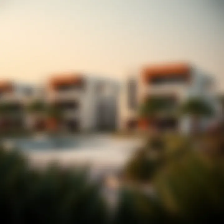 Modern real estate developments amidst the natural surroundings of Batain Liwa