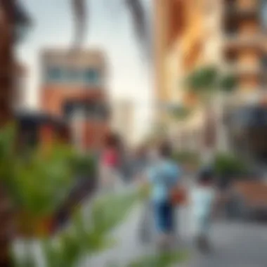 Community Life in Boulevard Heights Vibrant community atmosphere in Downtown Dubai