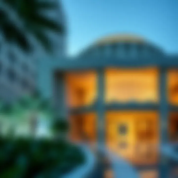 Architectural Marvel of برج دانة الخان Stunning architectural design of برج دانة الخان showcasing modern elegance